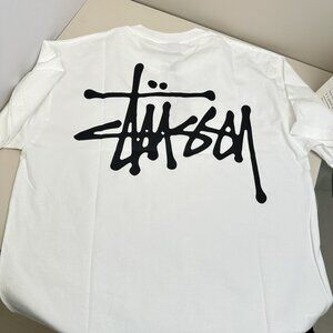Stussy Classic Letter Printed T-shirt in L Size